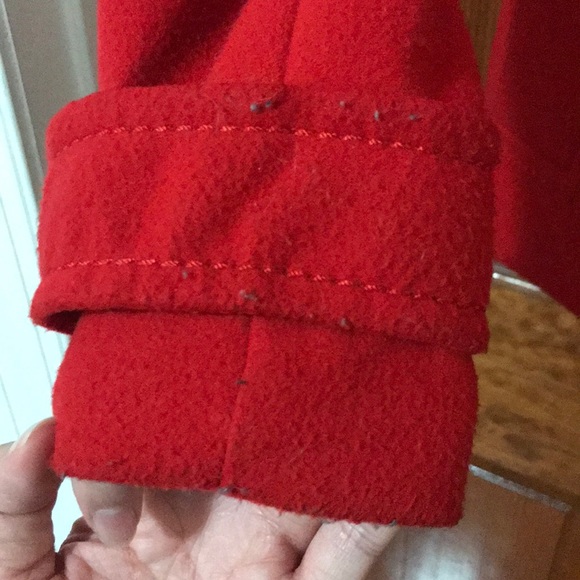 RED H&M PEA COAT - Picture 3 of 8